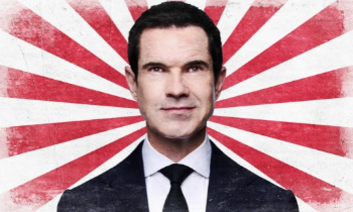 Comedian Jimmy Carr promoting his event in 2028 at The Victoria Theatre Halifax 